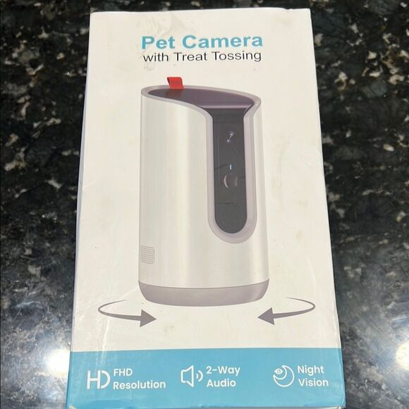 TKENPRO 2K Pet Camera Treat Dispenser, 360°View Dog Camera - Picture 5 of 7